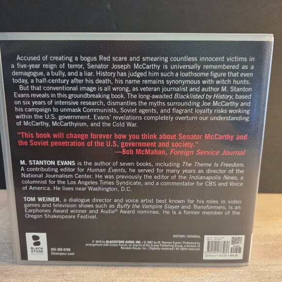 Blacklisted by History: The Untold Story of Senator Joe McCarthy Audio Book - Picture 2 of 6